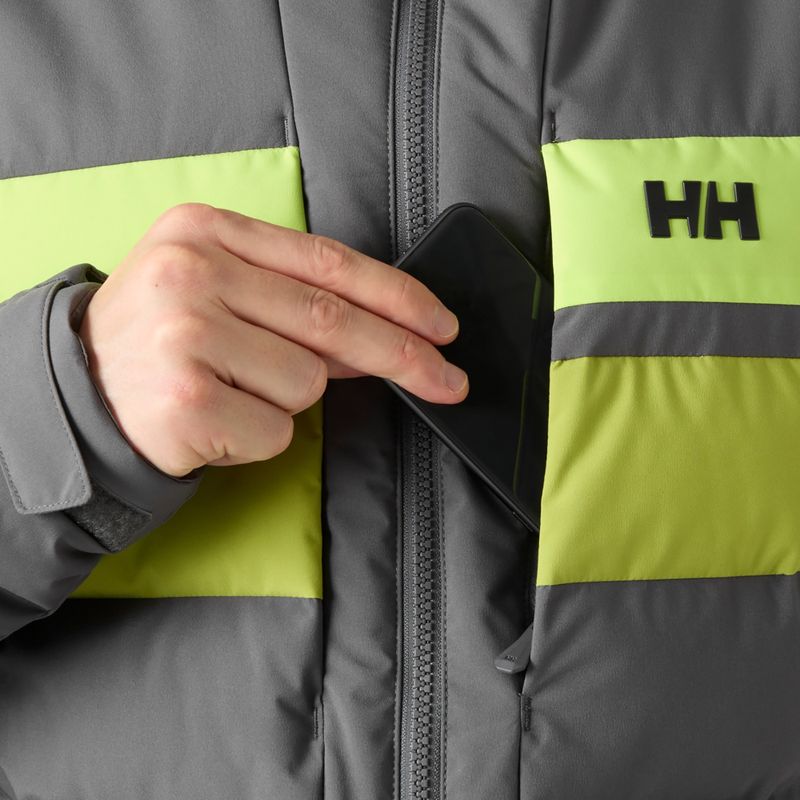 Men's ski jacket Helly Hansen Bossanova Puffy thunder grey 5