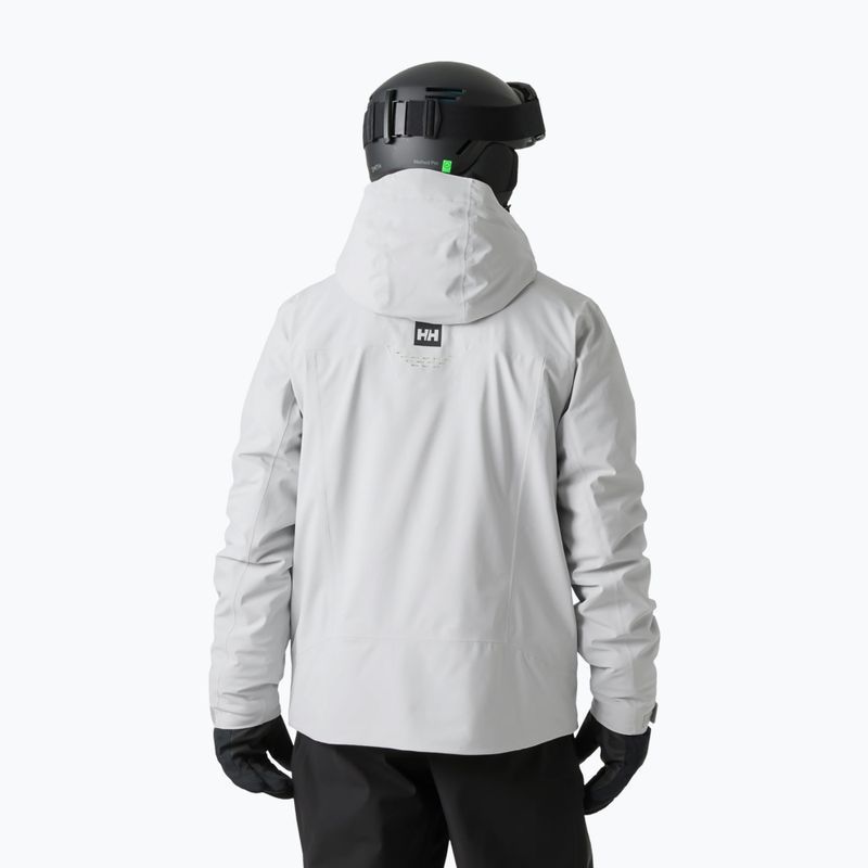 Men's ski jacket Helly Hansen Alpha Lifaloft grey fog 2