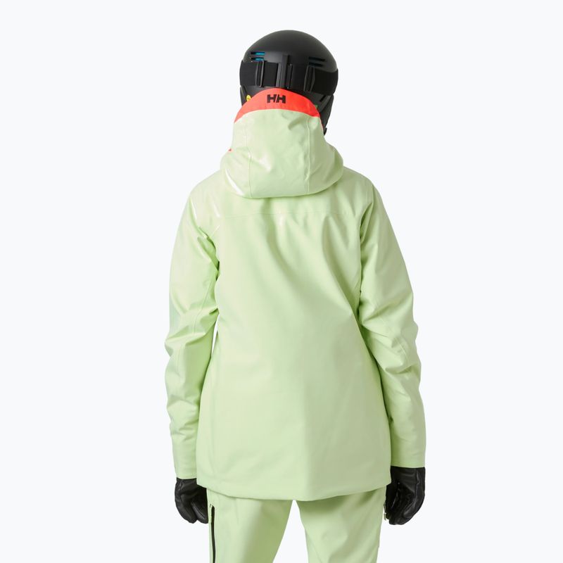 Women's ski jacket Helly Hansen Powderqueen 3.0 washed lime 2