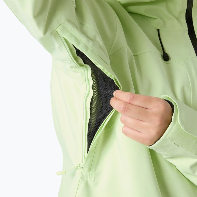 Women's ski jacket Helly Hansen Powderqueen 3.0 washed lime 4
