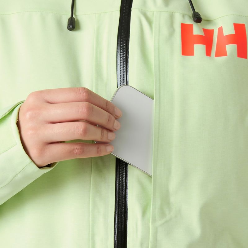 Women's ski jacket Helly Hansen Powderqueen 3.0 washed lime 6