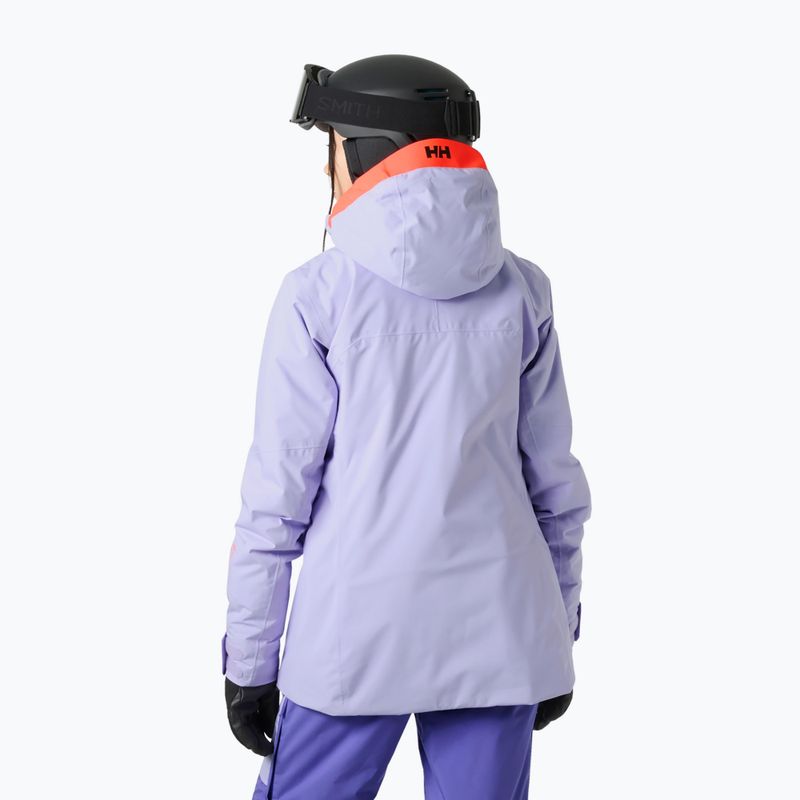 Women's ski jacket Helly Hansen Powshot bright lavender 2