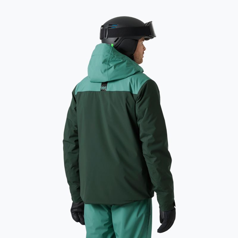Men's ski jacket Helly Hansen Alpine Inslated dark jungle 2
