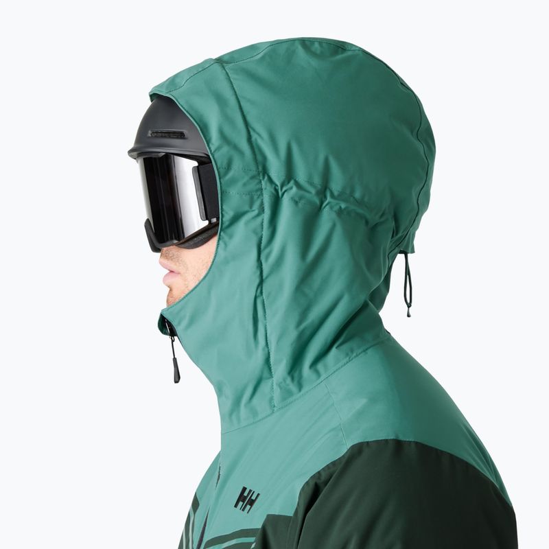 Men's ski jacket Helly Hansen Alpine Inslated dark jungle 3