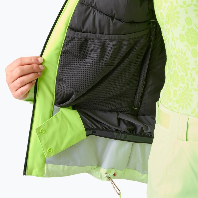 Women's ski jacket Helly Hansen Alphelia luminous green 10