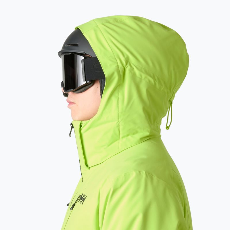 Men's ski jacket Helly Hansen Alpha 4.0 luminous green 3