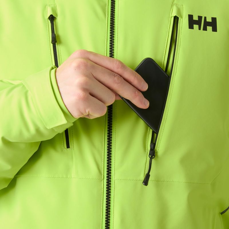 Men's ski jacket Helly Hansen Alpha 4.0 luminous green 6