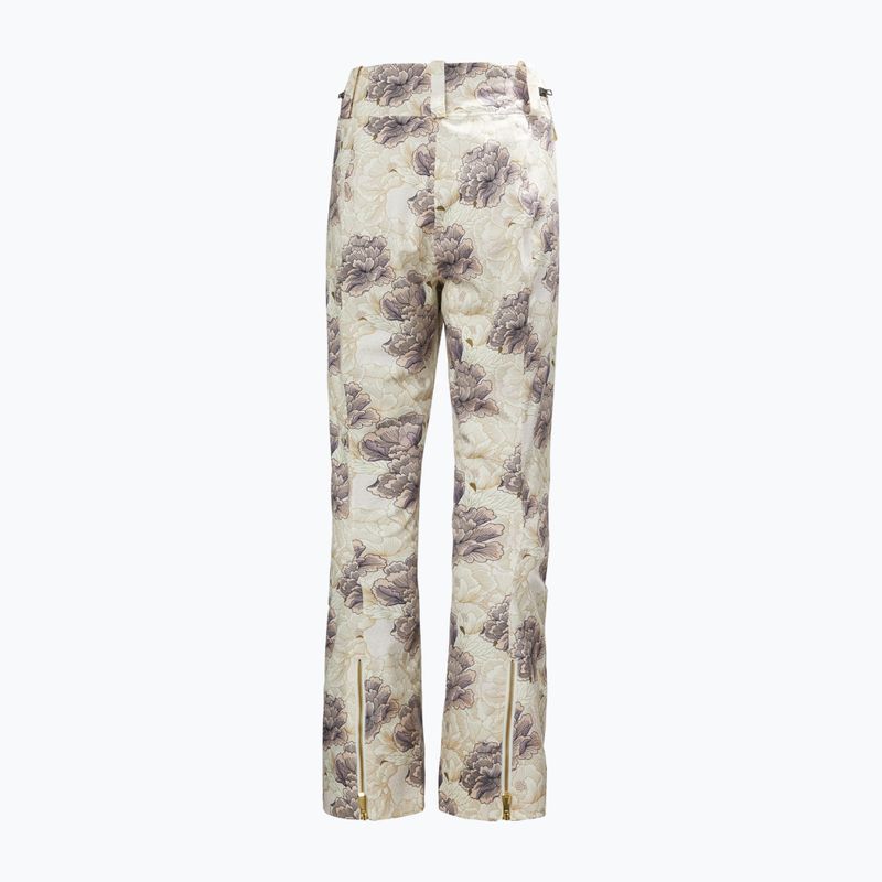 Women's ski trousers Helly Hansen St. Moritz Ins 2.0 purple clay sakura aop 2
