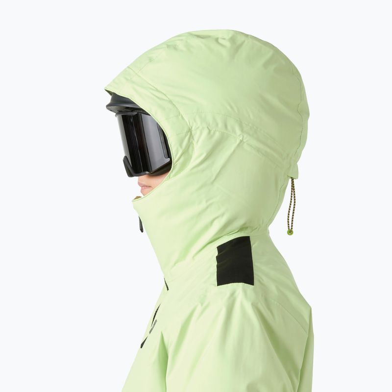 Women's ski jacket Helly Hansen Kvitfjell Race Puffy washed lime 3