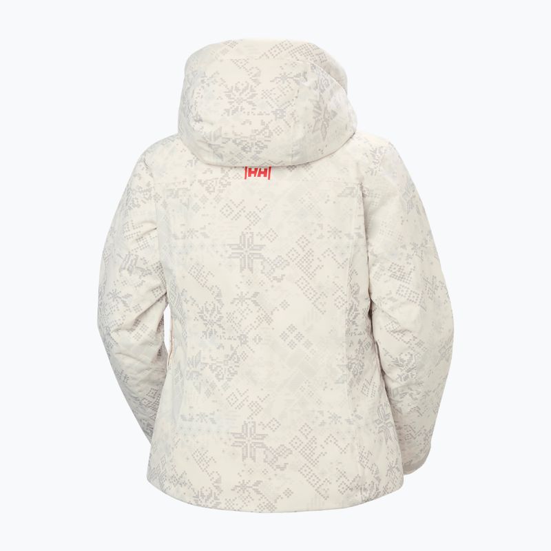 Women's ski jacket Helly Hansen Valdisere 3.0 cream new nordic aop 8