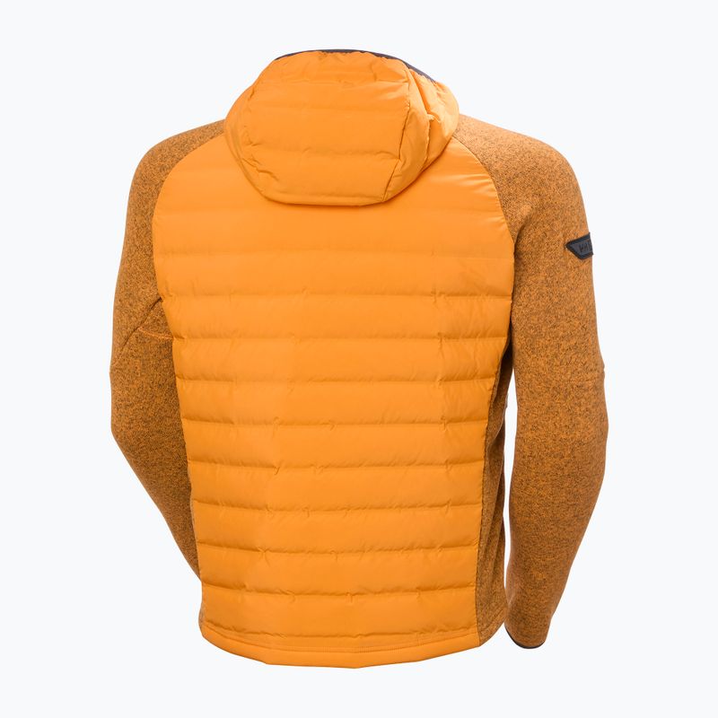 Men's hybrid jacket Helly Hansen Skagen Hybrid Knit Insulator ignite orange 7