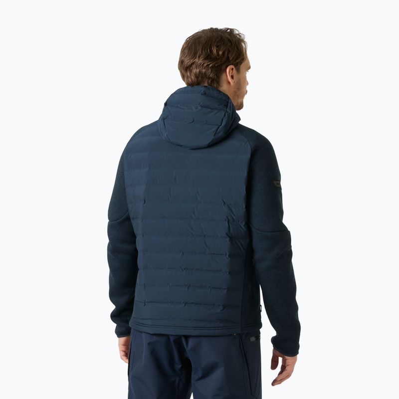 Men's hybrid jacket Helly Hansen Skagen Hybrid Knit Insulator navy 2