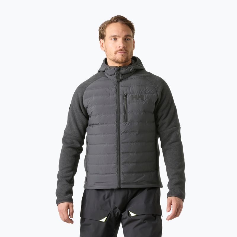 Men's hybrid jacket Helly Hansen Skagen Hybrid Knit Insulator ebony