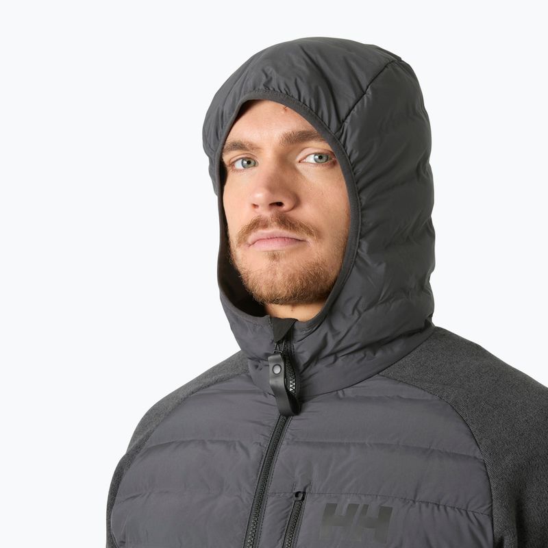 Men's hybrid jacket Helly Hansen Skagen Hybrid Knit Insulator ebony 3