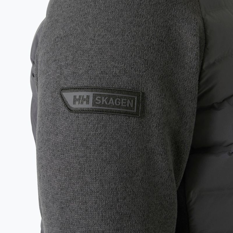Men's hybrid jacket Helly Hansen Skagen Hybrid Knit Insulator ebony 5