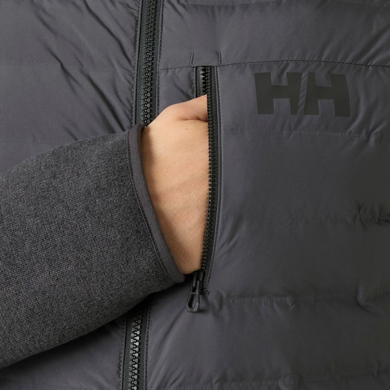 Men's hybrid jacket Helly Hansen Skagen Hybrid Knit Insulator ebony 6