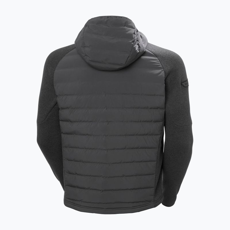 Men's hybrid jacket Helly Hansen Skagen Hybrid Knit Insulator ebony 9