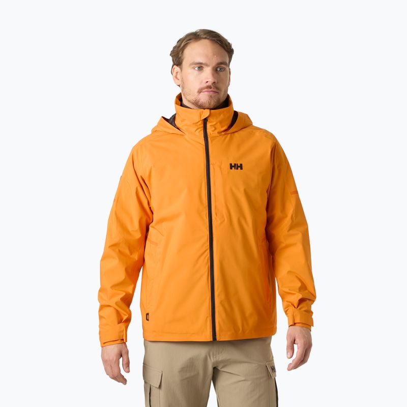 Men's sailing jacket Helly Hansen HP Racing Lifaloft Hood ignite orange