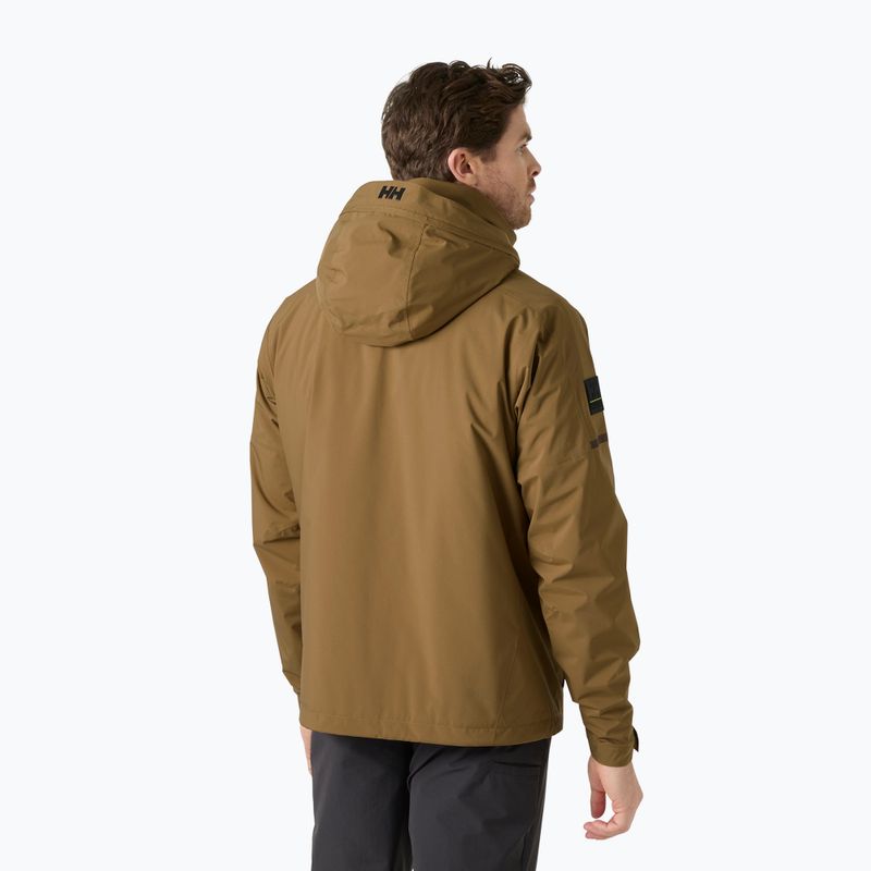 Men's sailing jacket Helly Hansen HP Racing Lifaloft Hood sepia 2
