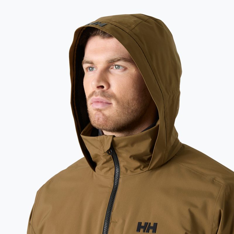 Men's sailing jacket Helly Hansen HP Racing Lifaloft Hood sepia 3