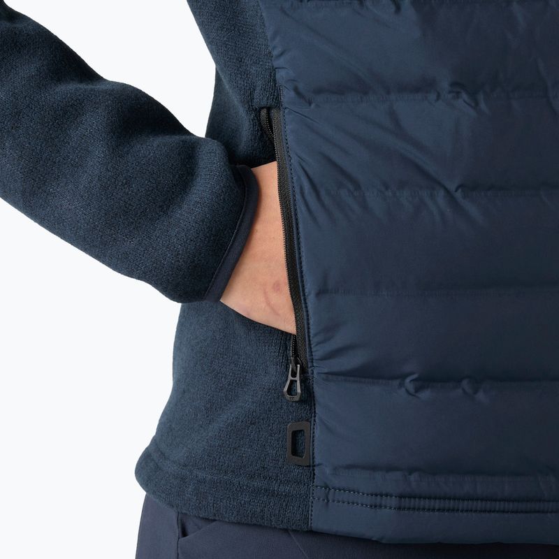 Women's hybrid jacket Helly Hansen Skagen Hybrid Knit Insulator navy 5