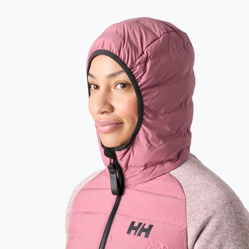 Women's hybrid jacket Helly Hansen Skagen Hybrid Knit Insulator wildberry 3