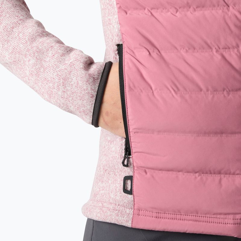 Women's hybrid jacket Helly Hansen Skagen Hybrid Knit Insulator wildberry 5