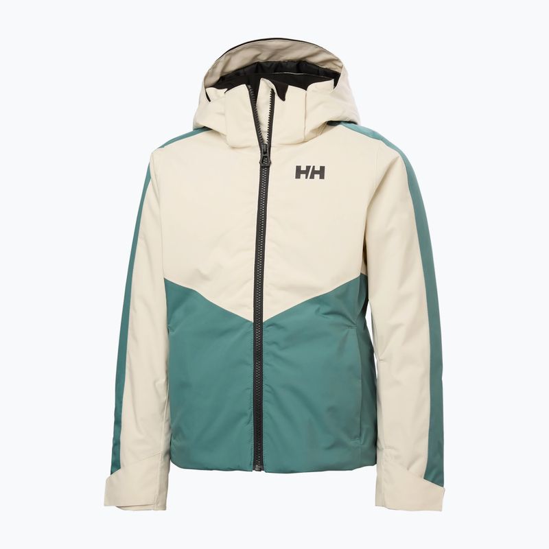 Children's ski jacket Helly Hansen Snowbliss opal green 6