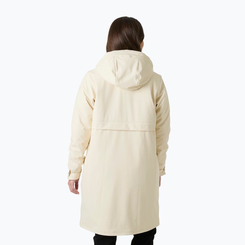 Women's raincoat Helly Hansen Moss Ins Pu Coat cream 2