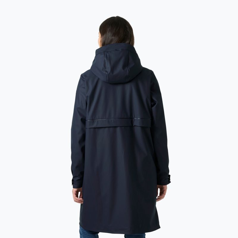 Women's raincoat Helly Hansen Moss Ins Pu Coat navy 2