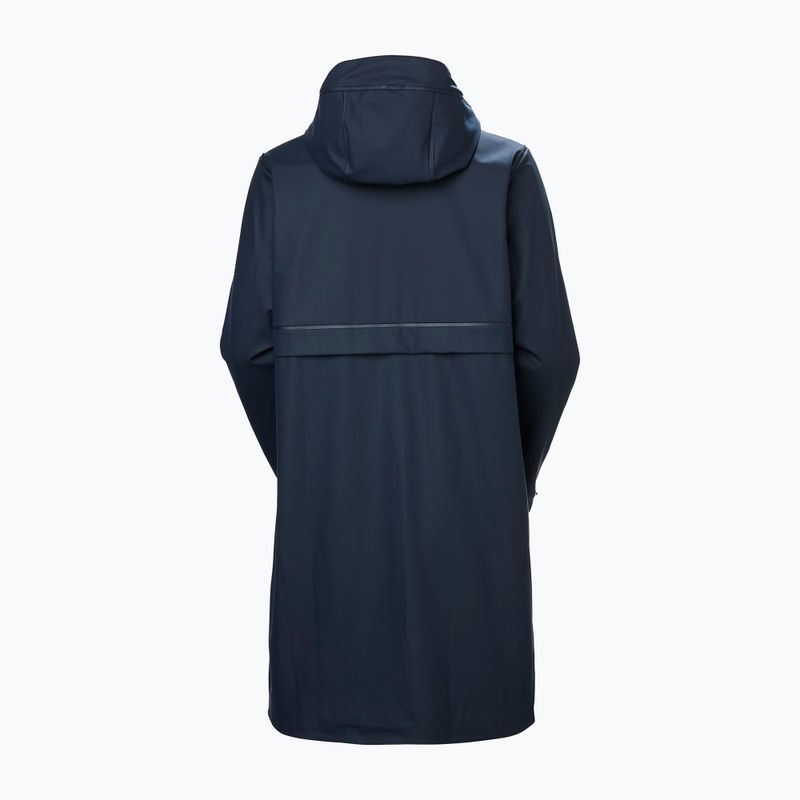 Women's raincoat Helly Hansen Moss Ins Pu Coat navy 8