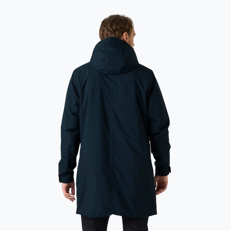 Men's rain jacket Helly Hansen Brussel Ins navy 2