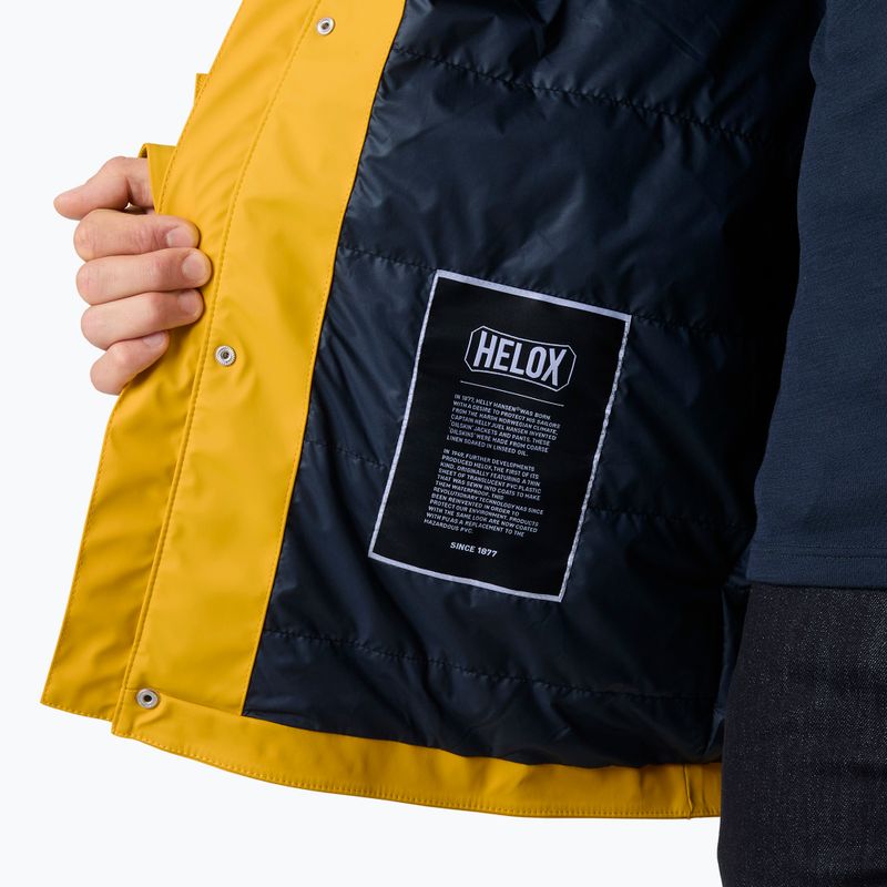 Men's sailing jacket Helly Hansen Moss Insulated Coat essential yellow 7