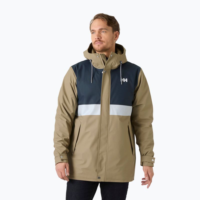 Men's sailing jacket Helly Hansen Moss Insulated Coat pebble