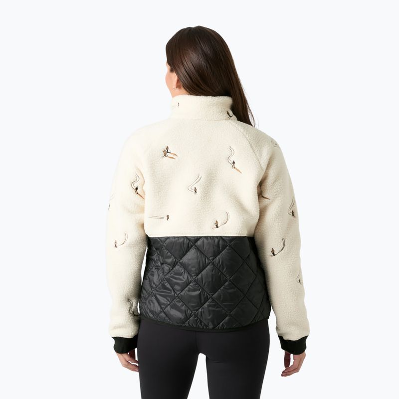 Women's hybrid jacket Helly Hansen Bliss Hybrid cream skiers embroidery 2