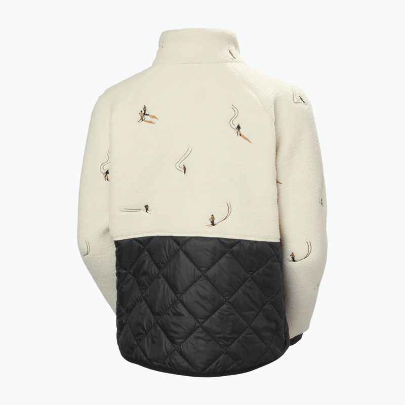 Women's hybrid jacket Helly Hansen Bliss Hybrid cream skiers embroidery 6