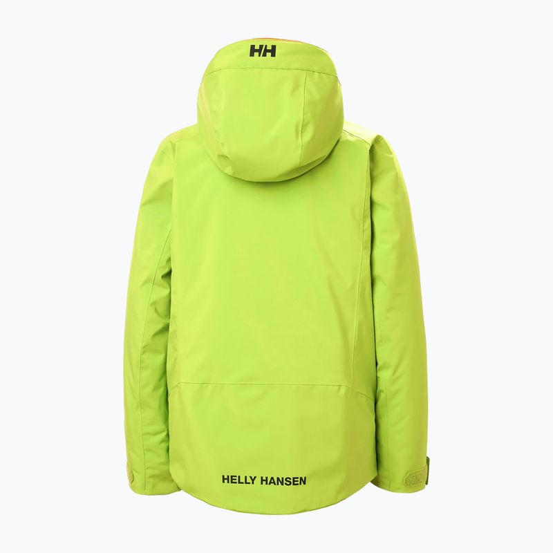 Children's ski jacket Helly Hansen Alpha luminous green 2