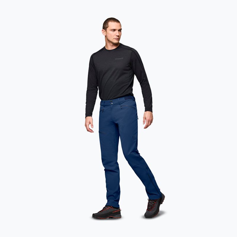 Men's trekking trousers NORRONA Falketind Flex1 indigo night 4