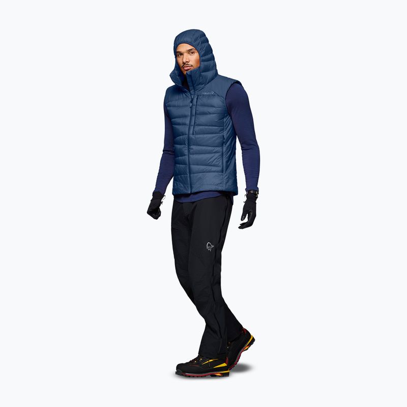 Men's gilet NORRONA Falketind Down 750 indigo night 4