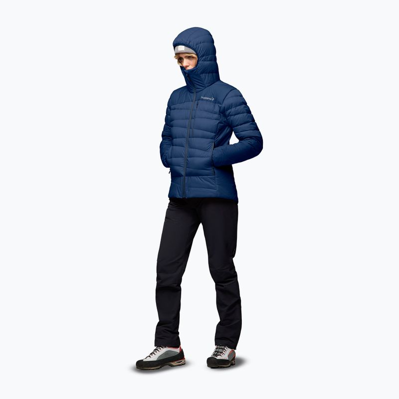 Women's down jacket NORRONA Falketind Down 750 Zip Hood indigo night 3