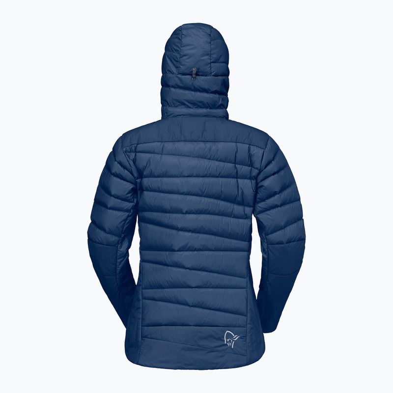 Women's down jacket NORRONA Falketind Down 750 Zip Hood indigo night 6