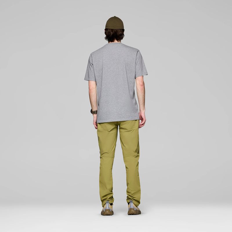 Men's T-shirt NORRONA Cotton Viking grey melange/caviar 3