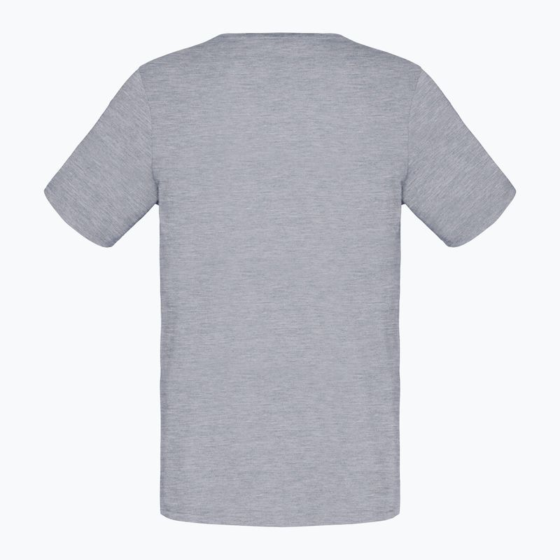 Men's T-shirt NORRONA Cotton Viking grey melange/caviar 5