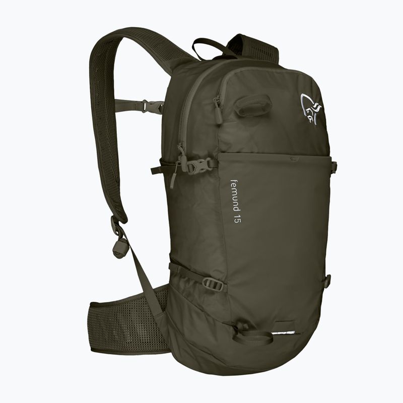 Hiking backpack NORRONA Femund Econyl70 15 l olive night 2