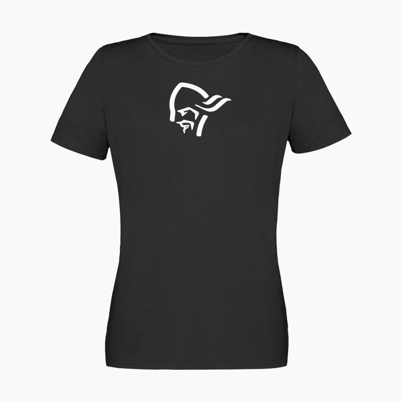 Women's T-shirt NORRONA Cotton Viking caviar black 4