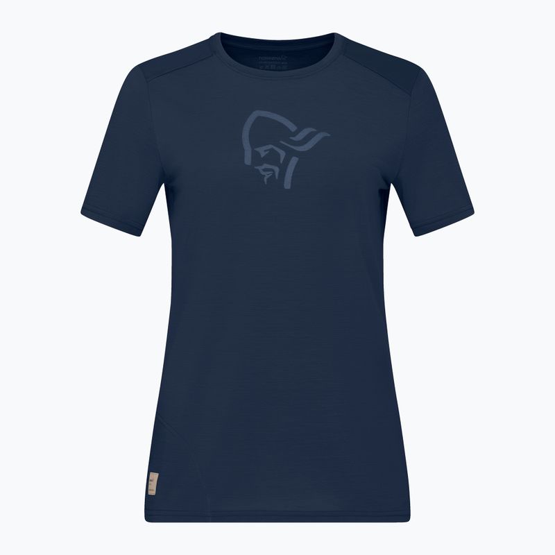 Women's T-shirt NORRONA Femund Equaliser Merino indigo night 5
