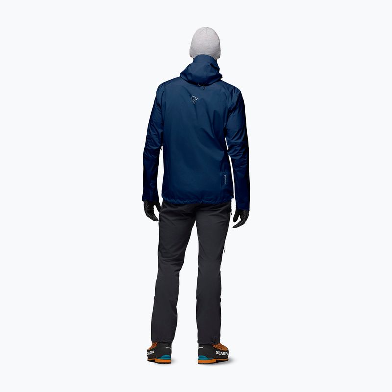 Men's rain jacket NORRONA Falketind Gore-Tex indigo night 3