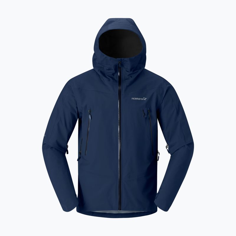 Men's rain jacket NORRONA Falketind Gore-Tex indigo night 4