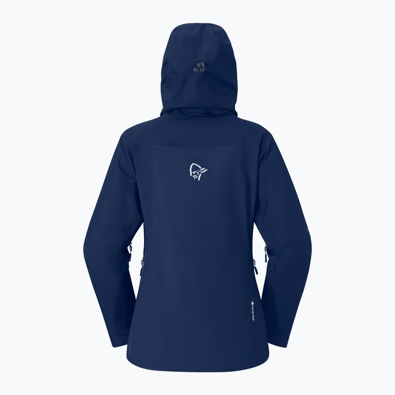 Women's rain jacket NORRONA Falketind Gore-Tex indigo night 6