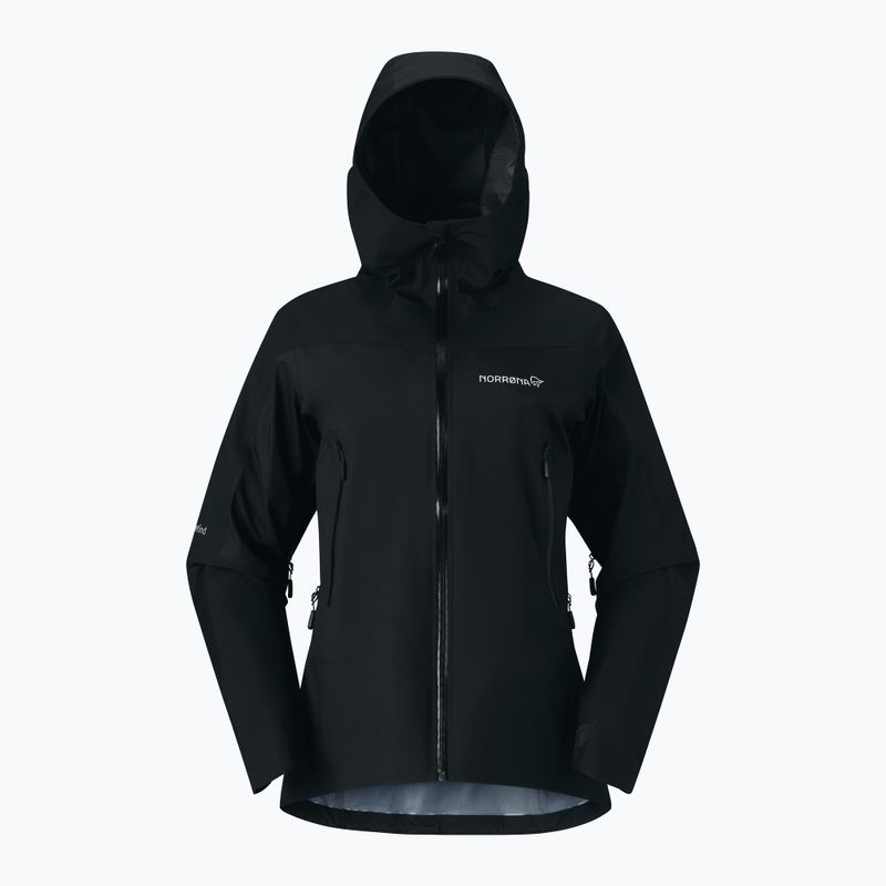 Women's rain jacket NORRONA Falketind Gore-Tex cavlar black 7